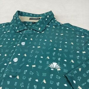 Steeplechase 2XL Mens Polo Shirt Stretch Performance 27x31